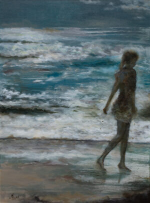 Paveikslas Mergaitė ir jūra Edita Kairytė